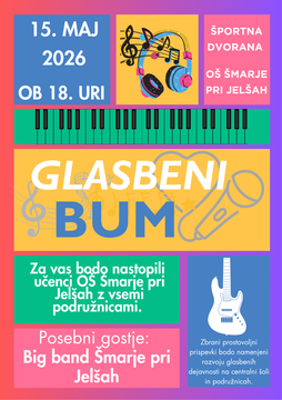 Plakat - glasbeni bum