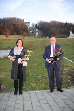 Aurora Nassib in Jožef Čakš. Foto: Foto Zorin