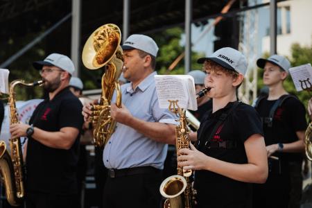 Društvo godbenikov Šmarje pri Jelšah. Foto: Matic Javornik