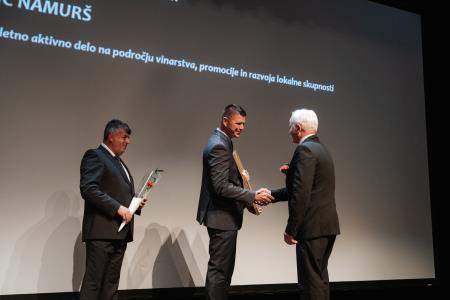 Prejemnik plakete Franc Namurš. Foto: Matic Javornik
