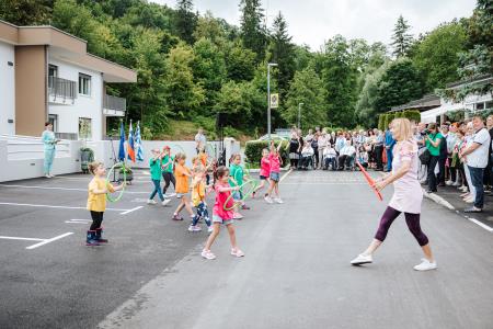 Zaplesali so otroci iz vrtca. 