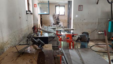 Mizarska delavnica VDC-ja po odstranitvi mulja.