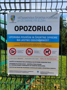 Obvestilo uporabnikom