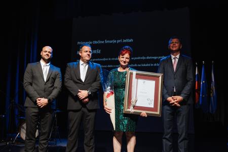 Majda Jurše, prejemnica občinskega priznanja