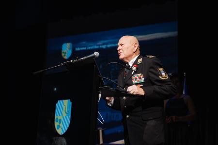 V zahvali v imenu nagrajencev je novi častni občan izpostavil pomen prostovoljstva. 