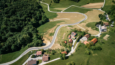 Območje saniranega plazu