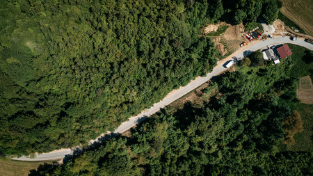 Obnova ceste v Bukovju v Babni Gori