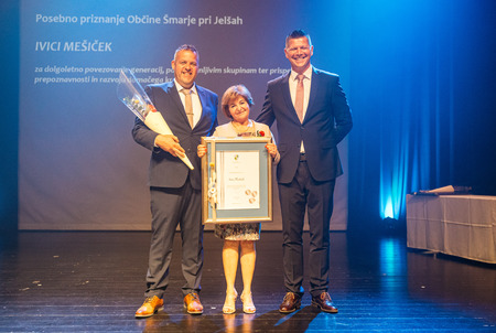 Ivica Mešiček je prejela posebno priznanje. 