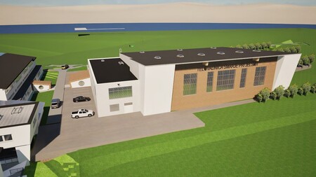 Projekcija nove športne dvorane.