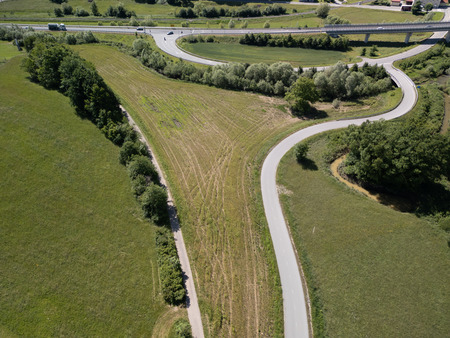 Območje čistilne naprave pred gradnjo, maja 2024