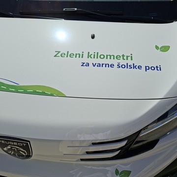 Zeleni kilometri za varne šolske poti. 