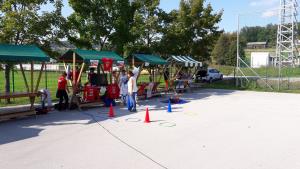 Obiskovalci so se lahko preizkusili v znanju oživljanja, testu hoje in dobili nasvet za zdravo življenje. 