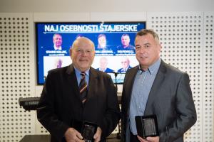 Alojz Tirgušek in Ivo Povalej. 