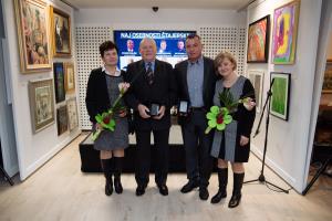 Nagrajenca v najlepši družbi. 